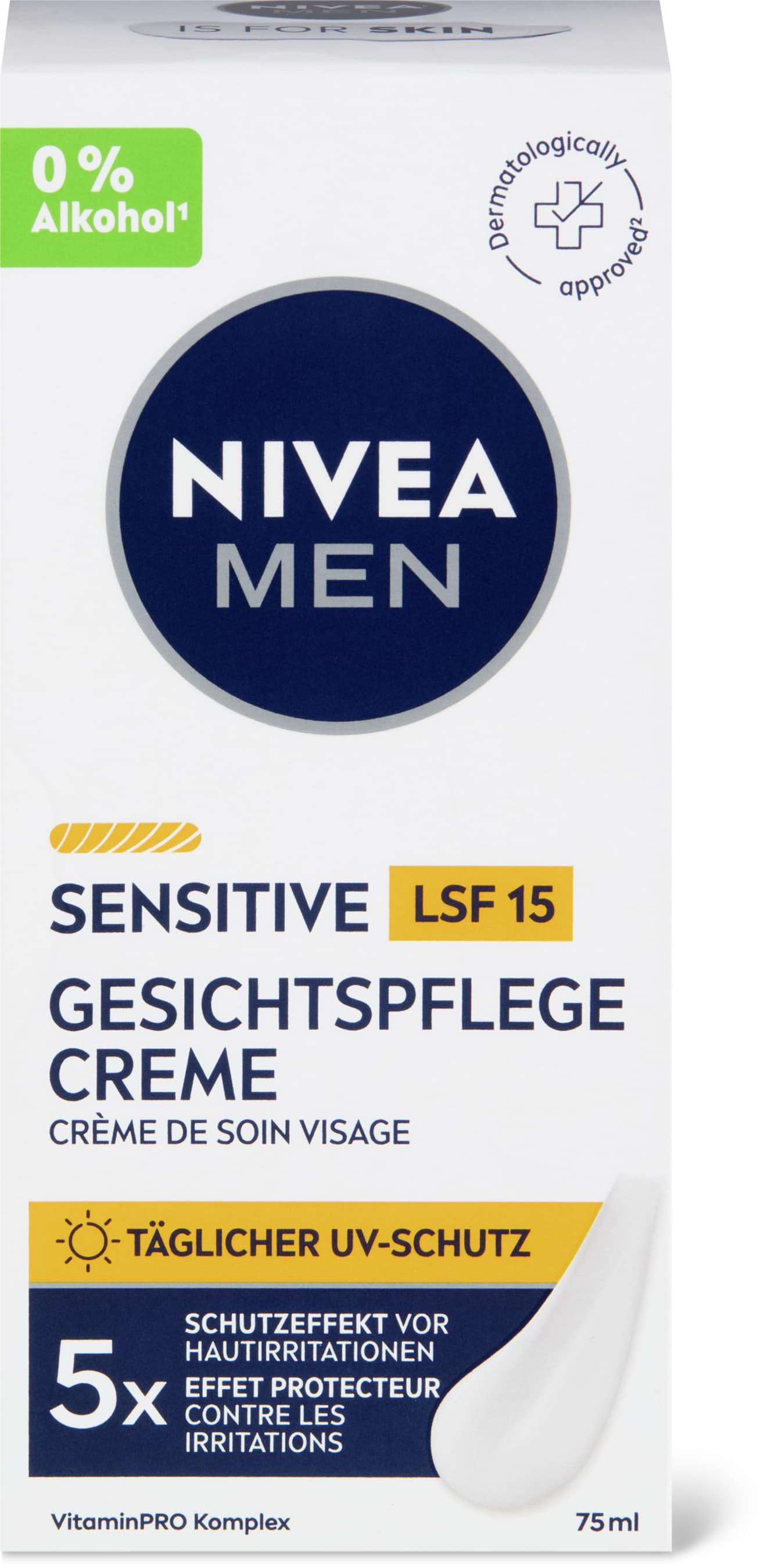 Nivea Gesichtspflege Creme LSF 15, 5xSchutzeffekt 75ml